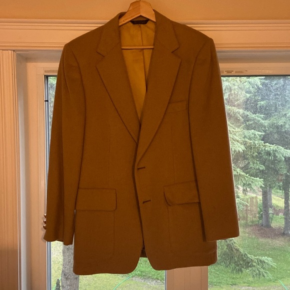 Vintage Tan Wool Jacket - Picture 1 of 5